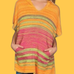 Camisola capuz laranja - RUGA - S/M