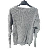 Camisola malha cinza e laços xadrez - Sovogue - M/L - Image 5