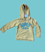 Camisola Hoodie mustarda - Playup - 5 anos
