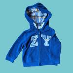 Casaco Hoodie azul - Zippy - 95-103 - 3-4 anos