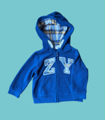 Casaco Hoodie azul - Zippy - 95-103 - 3-4 anos