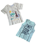 Conjunto t-shirt amarela e Cava verde - 92cm - 2 anos - Image 2