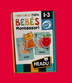 Jogo Flashcards para bebés - Montessori - Headu - 1-3 anos