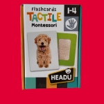 Jogo Flashcards Tactile Montessori  Headu - 1-4 anos