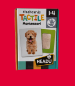 Jogo Flashcards Tactile Montessori  Headu - 1-4 anos