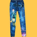 Leggings finas com desenhos - TU