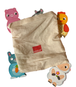 Puzzle magnético com peças em madeira  Animais da Quinta - Goula - +1 ano - Image 2