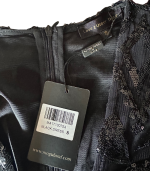 Vestido preto com lantejoulas e manga rachada - Love & Other Things - S - Image 5