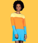 Vestido riscas cores - RUGA - S/M