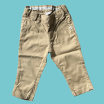 Calças clássicas bege - H&M - 74cm - 6-9meses