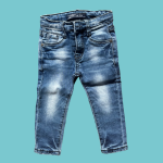 Calças ganga escura - Bimbo Style - 9-12 meses