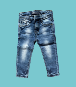 Calças ganga escura - Bimbo Style - 9-12 meses