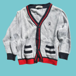 Casaco malha cinza - Dr. Kid - 18 meses