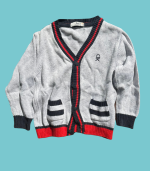 Casaco malha cinza - Dr. Kid - 18 meses