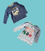 Conjunto camisolas manga comprida - 18 meses