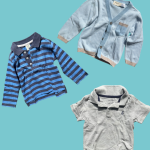 Conjunto Casaco e Polos - 9-12 meses