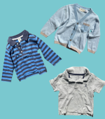 Conjunto Casaco e Polos - 9-12 meses